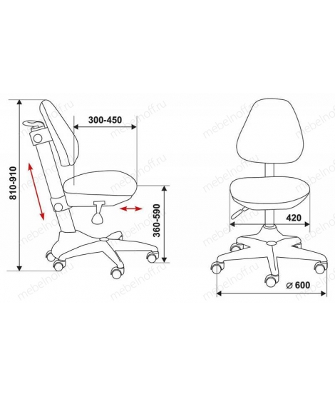 Стул компьютерный Бюрократ KD-2 664139