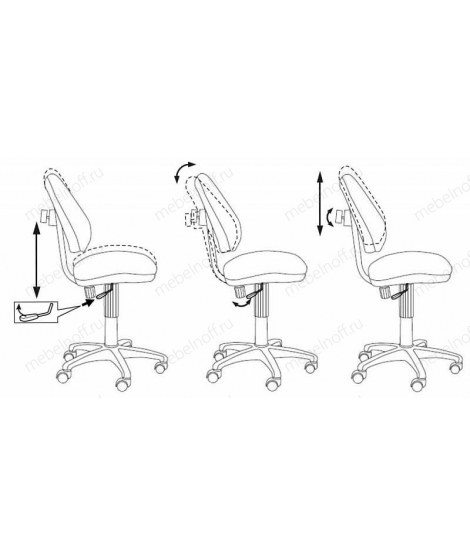 Стул компьютерный Бюрократ KD-4 841313