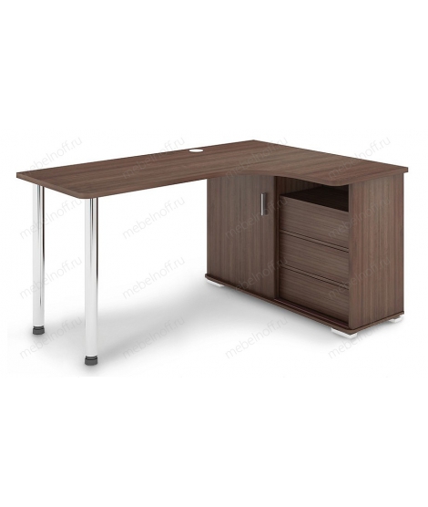 Стол письменный СР-165СМ хром/шамони