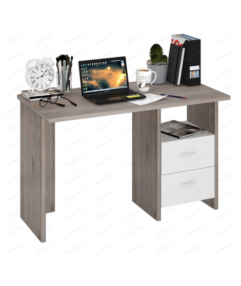 Стол письменный Домино Лайт СКЛ-Прям120 WT