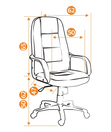 Кресло компьютерное CH 747 бежевое
