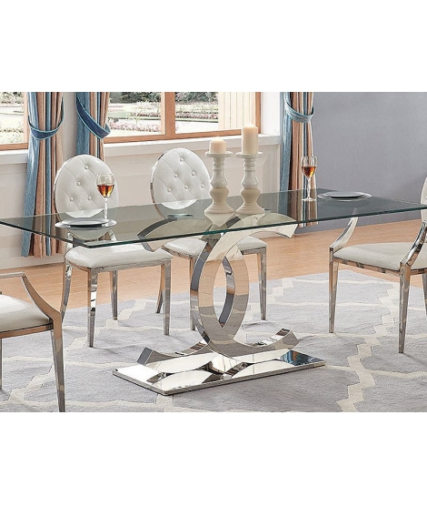 Стол обеденный FT151 хром