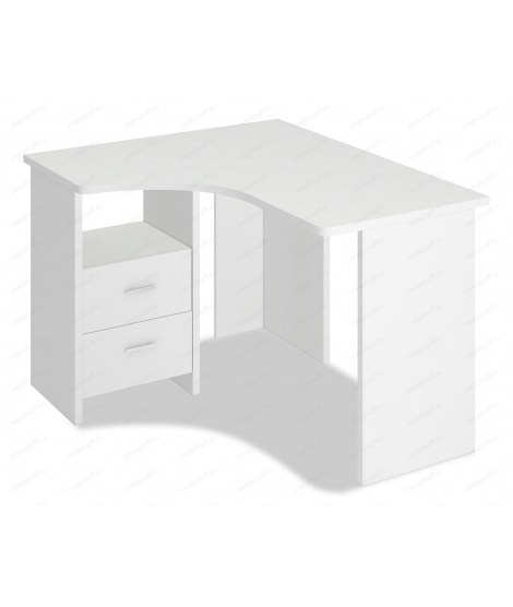 Стол письменный Домино Лайт СКЛ-Угл 120 WT