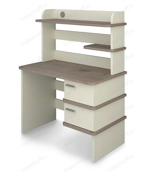 Стол компьютерный Домино нельсон СД-15 белый/нельсон