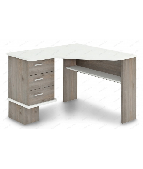 Стол письменный Домино нельсон СД-45С белый жемчуг/нельсон