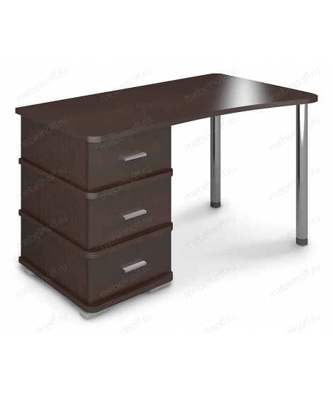 Стол письменный Домино СД-35 венге/хром