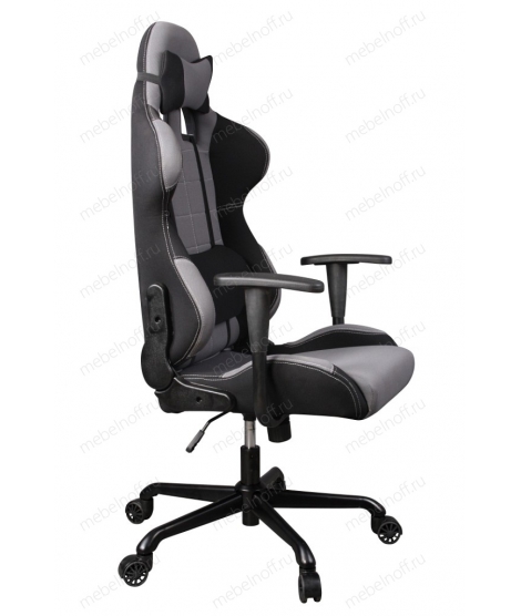 Кресло игровое Бюрократ 771/Grey+bl