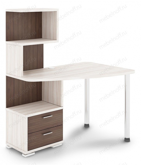 Стол СКМ-60 карамель/хром/шамони