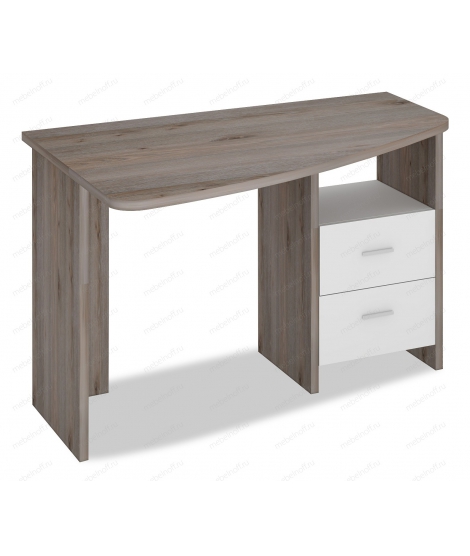 Стол письменный Домино Лайт СКЛ-Крл 120 белый/нельсон