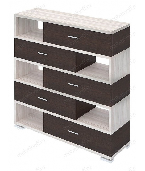 Тумба комбинированная Домино СБ-40/5 венге/карамель