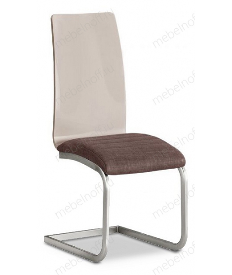 Стул Y866B wk-10/jx215-28 коричневый, кремовый