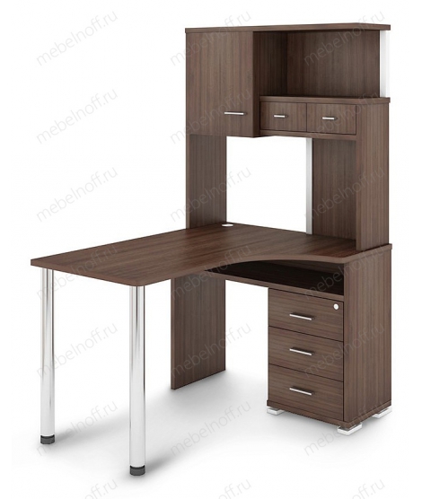 Стол компьютерный СР-130 хром/шамони