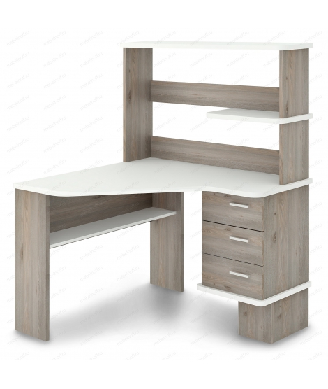 Стол компьютерный Домино нельсон СД-45 белый жемчуг/нельсон