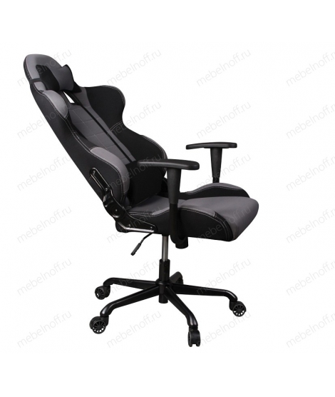 Кресло игровое Бюрократ 771/Grey+bl