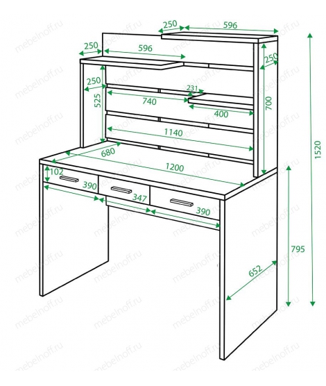 Стол компьютерный Домино нельсон СП-32 нельсон