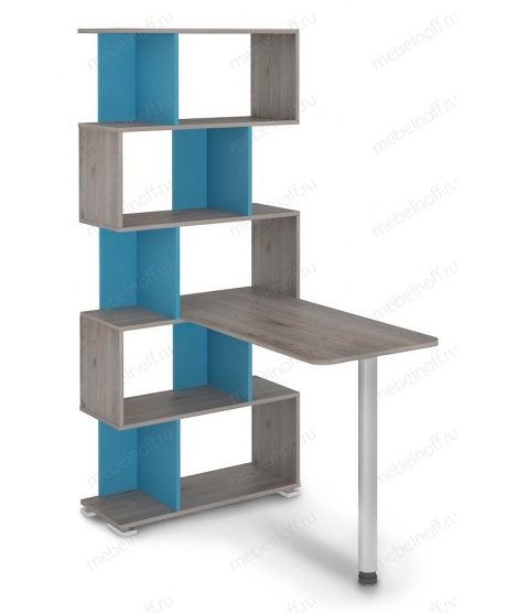 Стол компьютерный СЛ-5СТ нельсон/синий мрамор