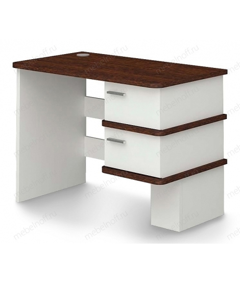 Стол письменный Домино СД-15C белый/венге
