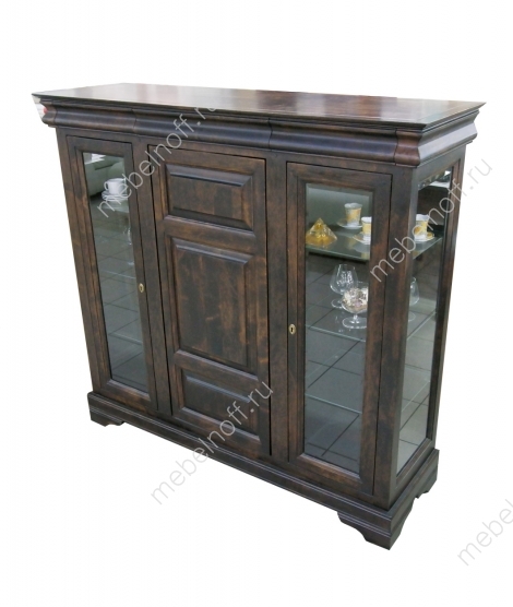 Барная тумба ОВ 20.11 с витриной для посуды