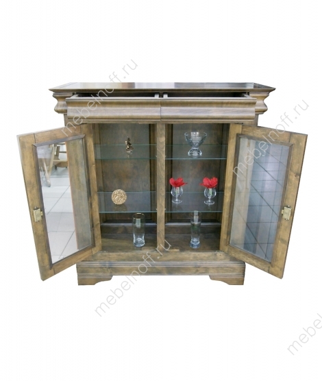 Двухдверная тумба ОВ 20.05 с витриной