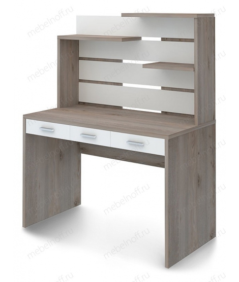 Стол компьютерный Домино нельсон СП-32 белый жемчуг/нельсон