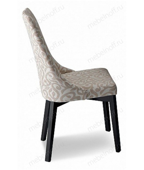 Стул SANDRA бежевый с коричневым рисунком