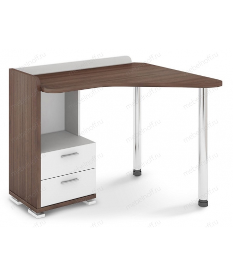 Стол письменный СКМ-55 хром/шамони