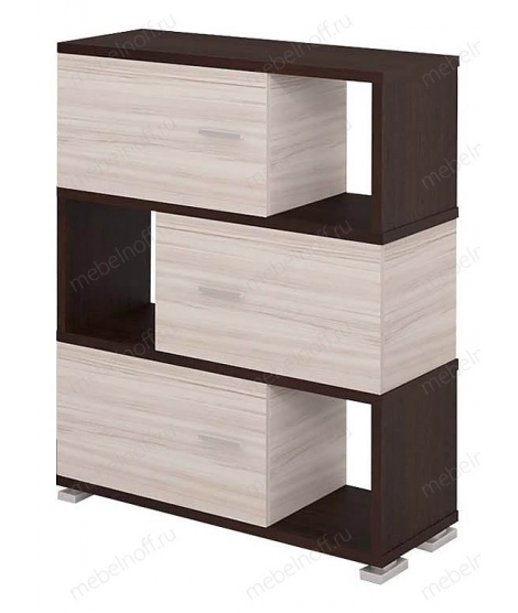 Тумба комбинированная Домино СБ-30/3 венге/карамельный