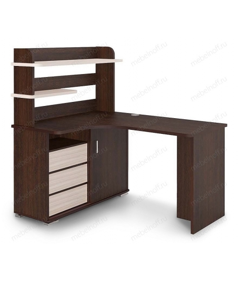 Стол компьютерный Домино СР-145 венге/карамельный