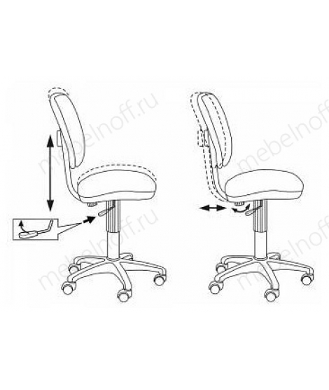 Стул компьютерный CH-204NX/CACTUS-GN