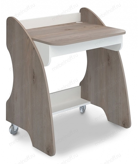 Стол компьютерный Домино нельсон СК-13 белый жемчуг/нельсон