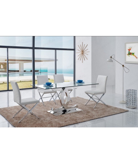 Стол обеденный FT151 хром