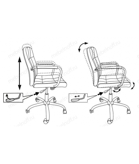 Кресло компьютерное CH-909-LOW/BLACK
