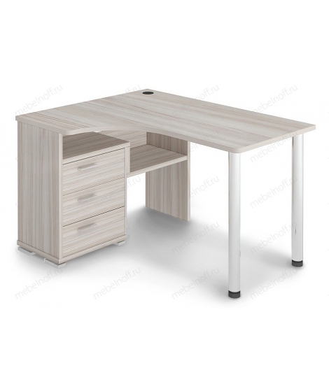 Стол письменный Домино СР-132С карамель/хром