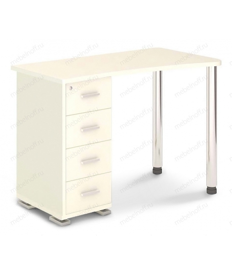 Стол письменный Домино нельсон СКМ-50 WT
