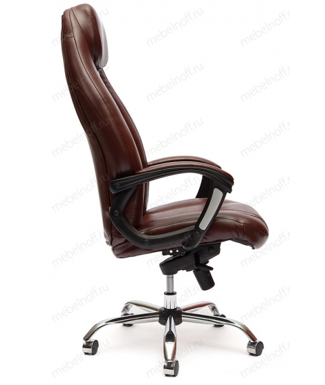 Кресло для руководителя BOSS люкс коричневый