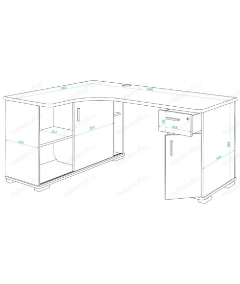 Стол письменный СР-140М карамель