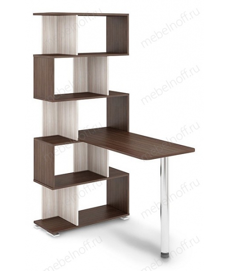 Стол компьютерный СЛ-5СТ карамель/хром/шамони