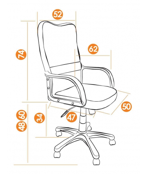 Кресло компьютерное СН 757 черный_серый