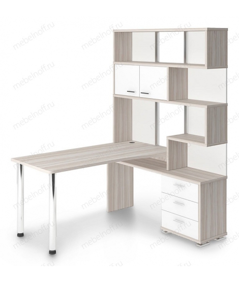 Стол компьютерный СР-420/150 карамель/хром