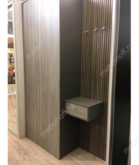 Шкаф встроенный многофункциональный в стиле лофт