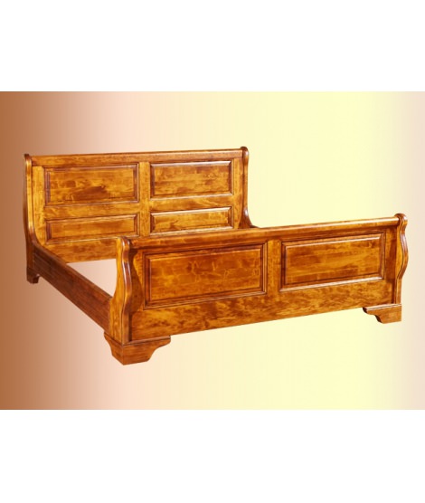 Двухспальная кровать ОВ 08.02 с красивым изножьем