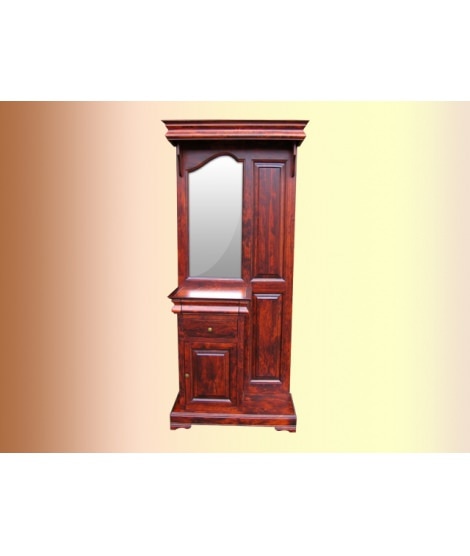 Открытая гардеробная стойка ОВ 03.02 с тумбой и зеркалом