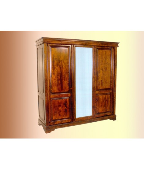 Шкаф ОВ25.05 трёхстворчатый с одной зеркальной дверью