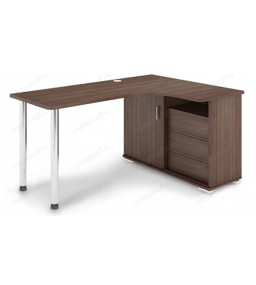 Стол письменный СР-165СМ хром/шамони