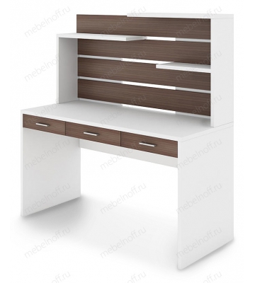 Стол компьютерный Домино СП-82 белый жемчуг/шамони