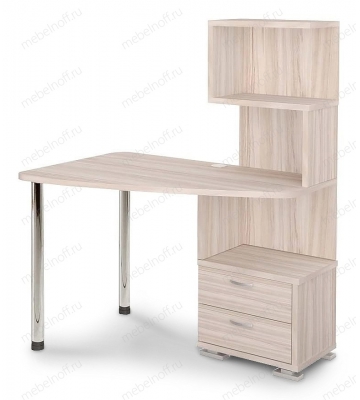 Стол компьютерный Домино СКМ-60 карамель/хром