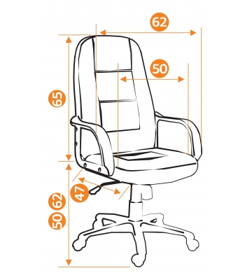 Кресло компьютерное CH 747 бежевое