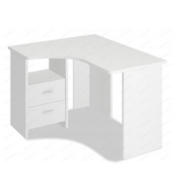 Стол письменный Домино Лайт СКЛ-Угл 120 WT