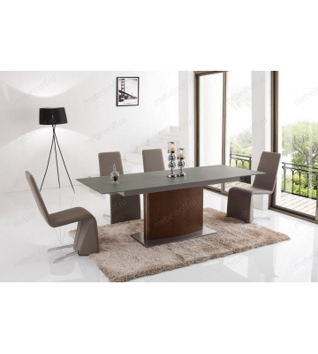 Стул HD-6609 коричневый