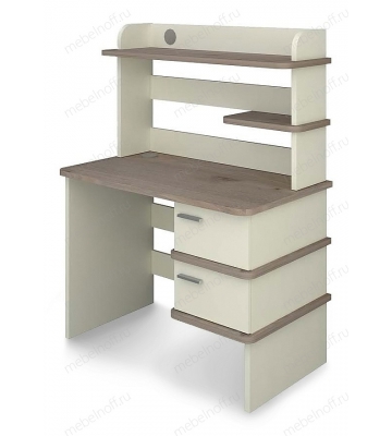 Стол компьютерный Домино нельсон СД-15 белый/нельсон